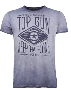 Topgun Herren T-Shirt in blau