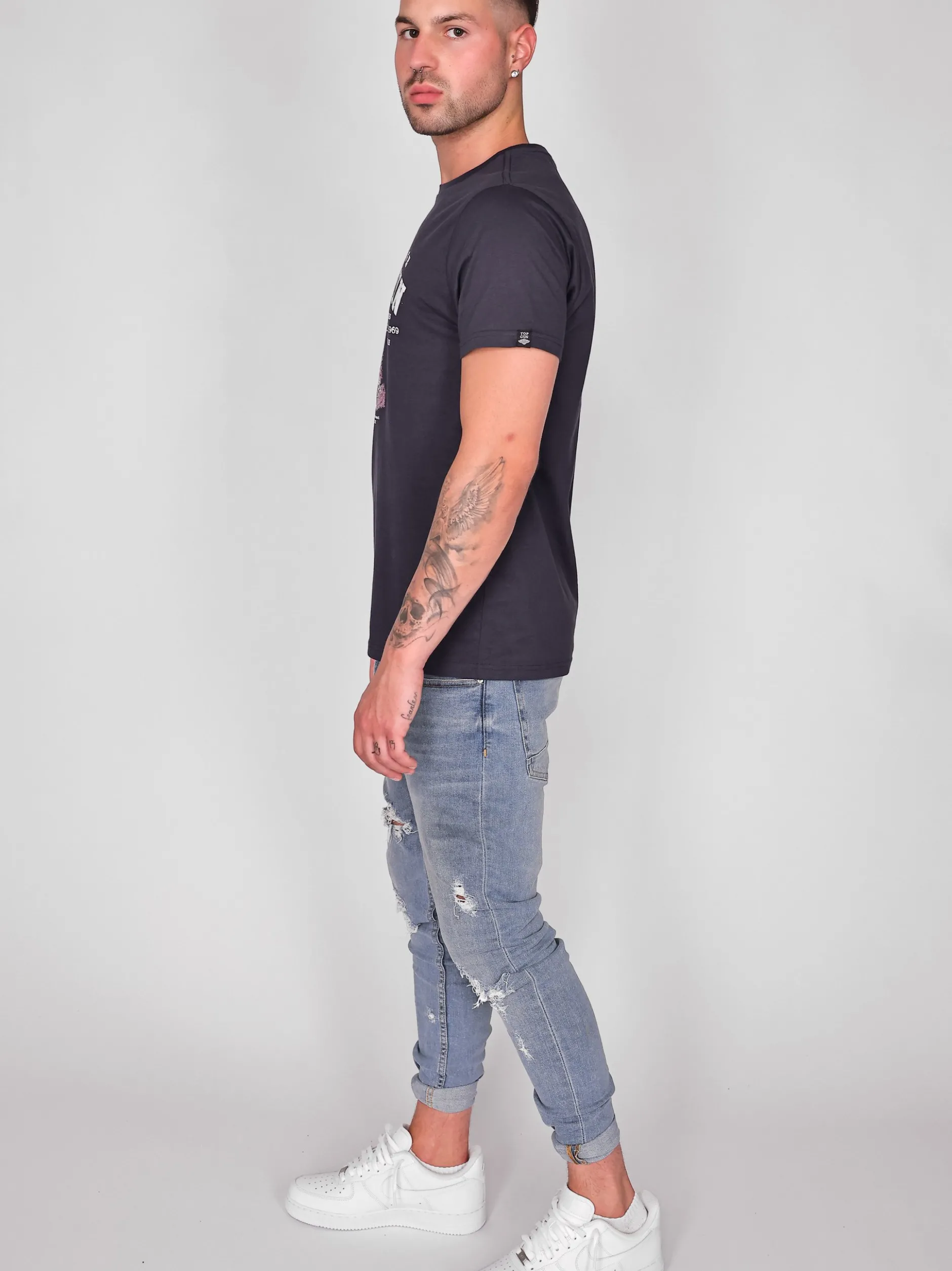 Topgun Herren T-Shirt in blau
