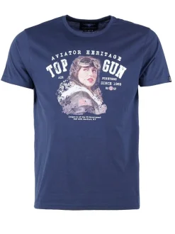 Topgun Herren T-Shirt in blau