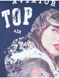 Topgun Herren T-Shirt in blau