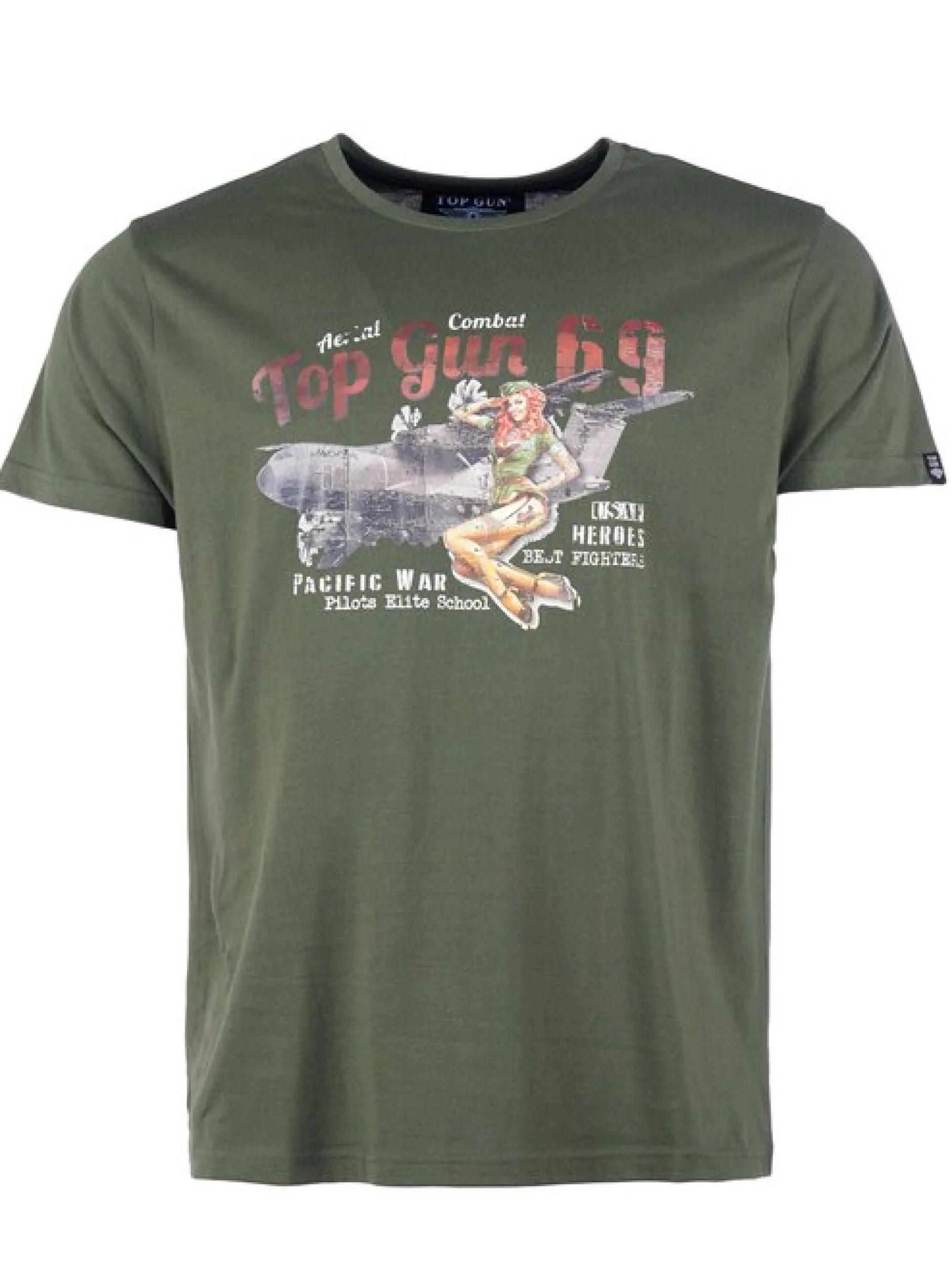 Topgun Herren T-Shirt in oliv