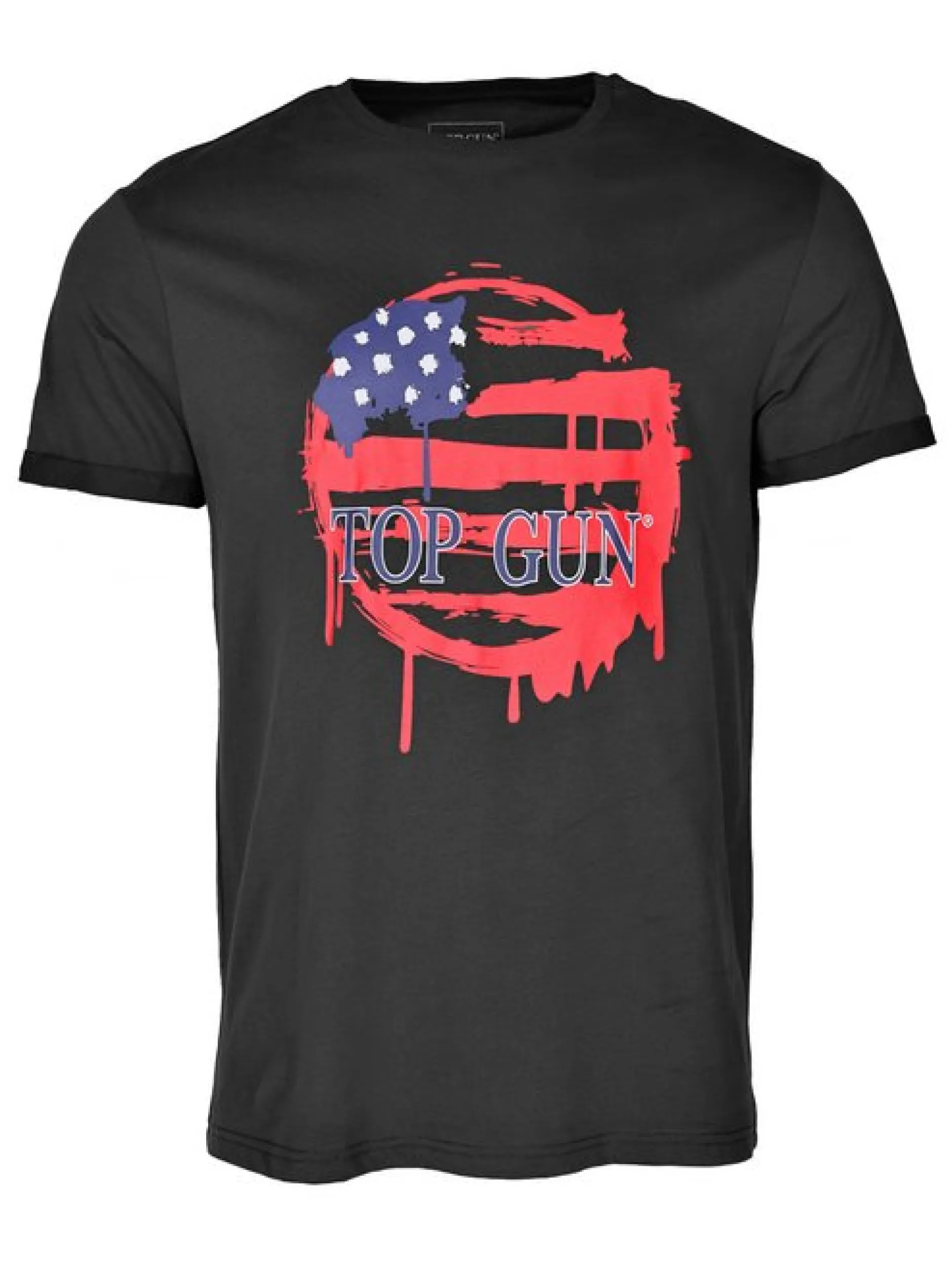 Topgun Herren T-Shirt in schwarz