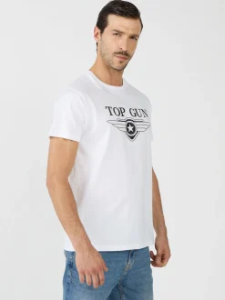 Topgun Herren T-Shirt in weiß