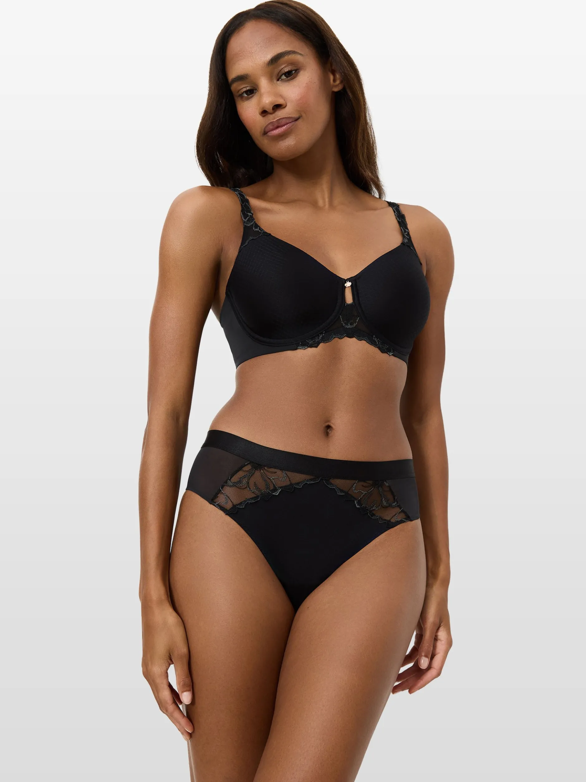 Triumph Damen Bügel-BH - Florale Wild Azalea Florale in schwarz