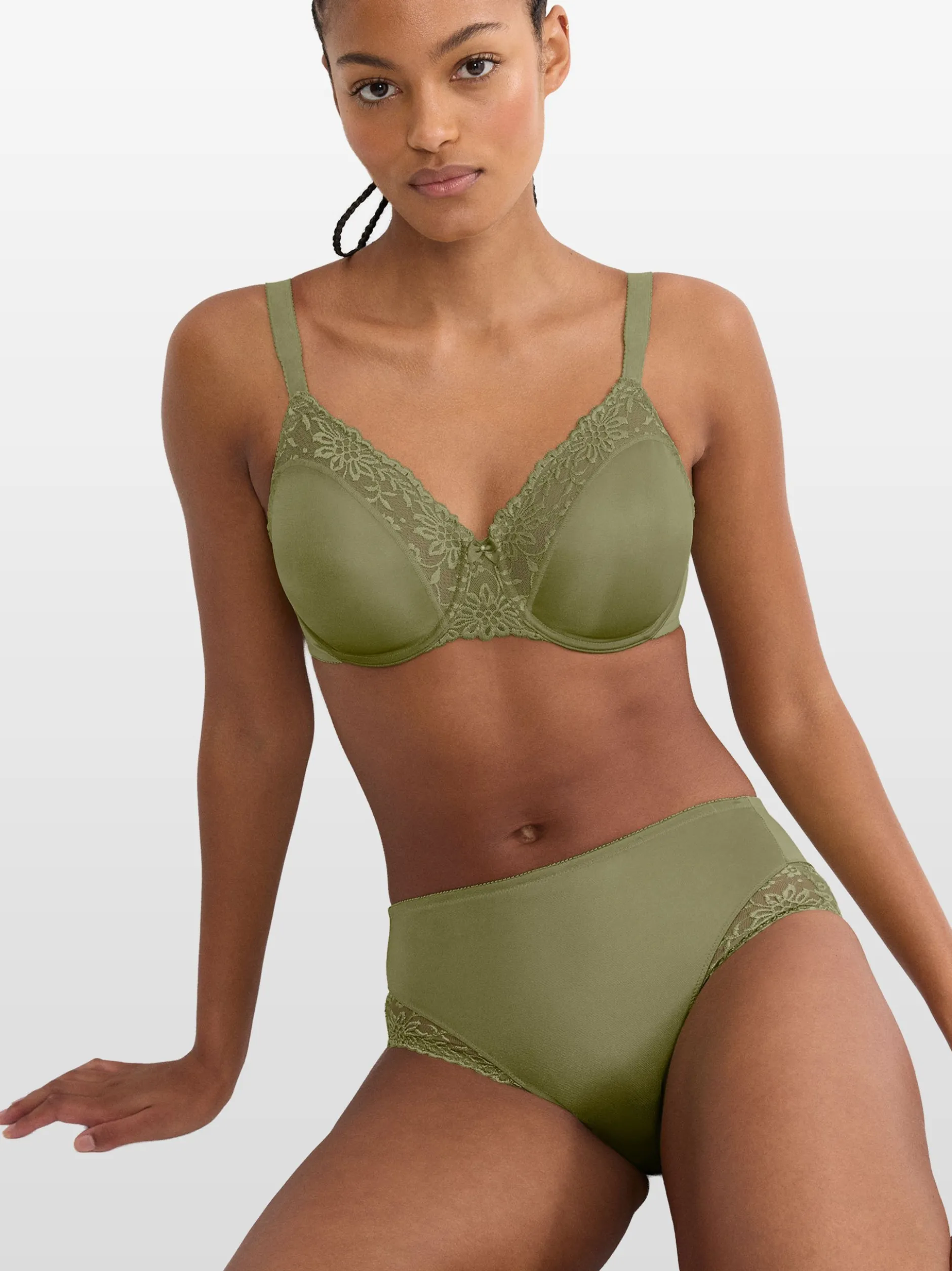 Triumph Damen Bügel-BH - Ladyform Soft in oliv