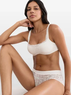 Triumph Damen Bügel-BH - Red Label Body Make-Up Illusion Lace in ecru