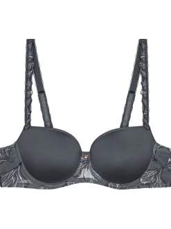 Triumph Damen Bügel-BH - Wild Iris Florale in anthrazit
