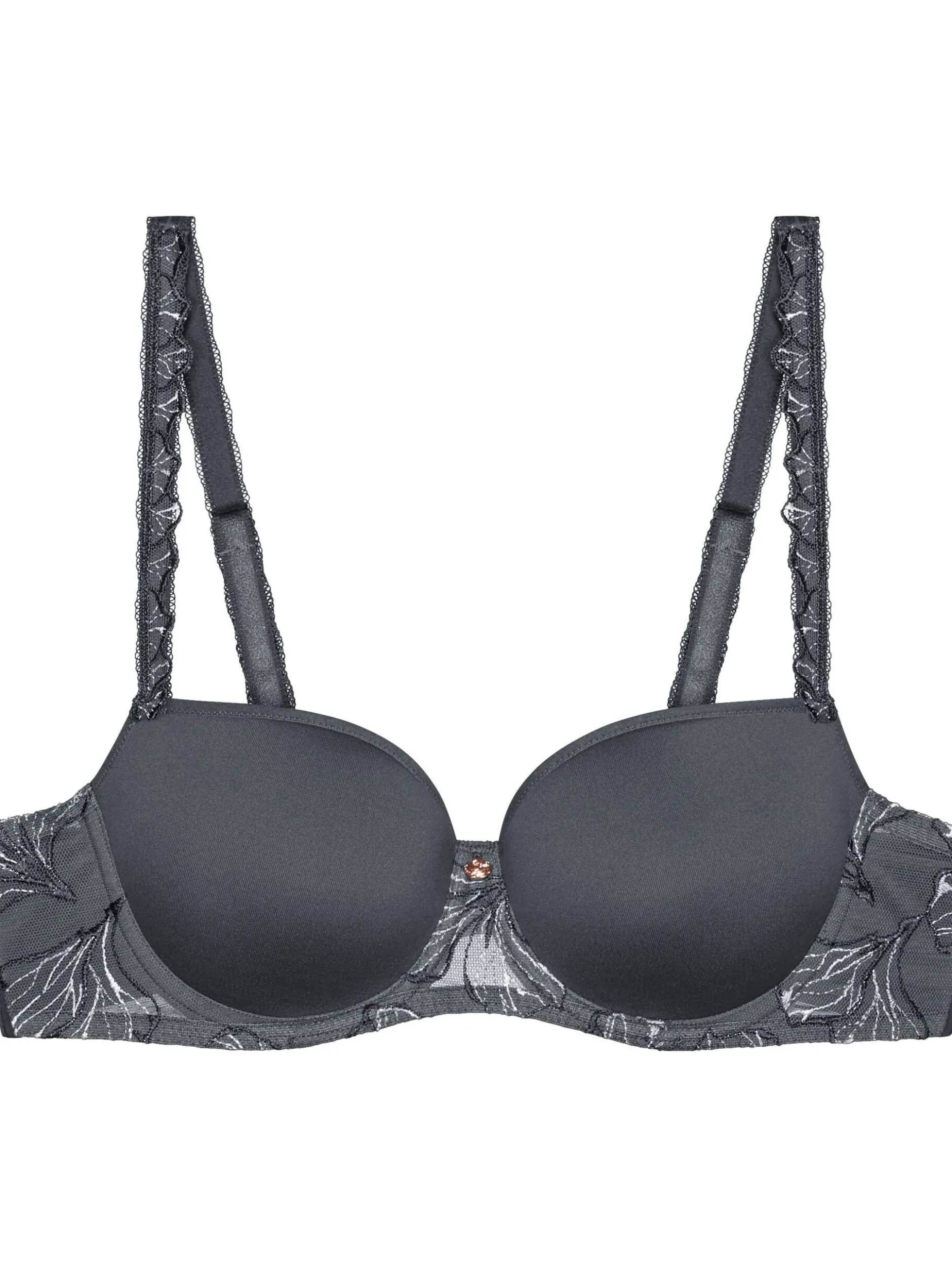 Triumph Damen Bügel-BH - Wild Iris Florale in anthrazit