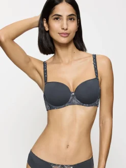 Triumph Damen Bügel-BH - Wild Iris Florale in anthrazit