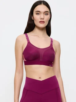 Triumph Damen Bügelloser BH - Triaction Extreme Lite in bordeaux