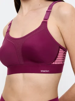 Triumph Damen Bügelloser BH - Triaction Extreme Lite in bordeaux