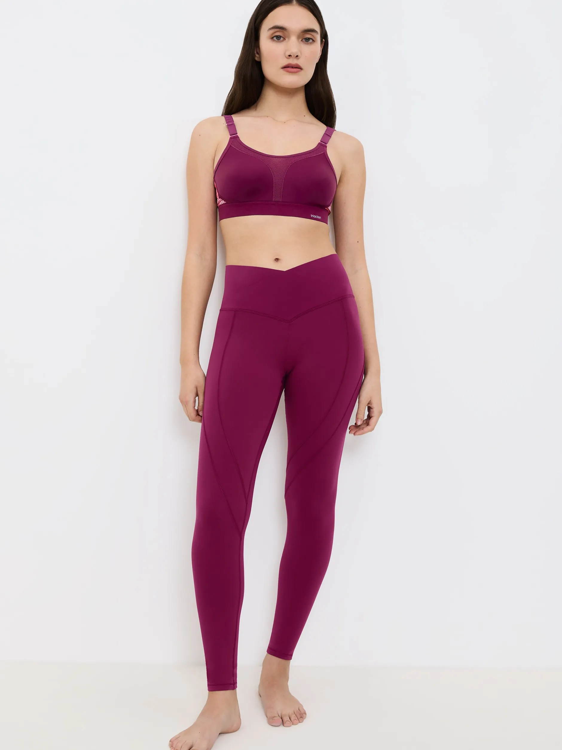 Triumph Damen Bügelloser BH - Triaction Extreme Lite in bordeaux