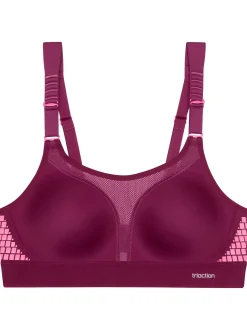 Triumph Damen Bügelloser BH - Triaction Extreme Lite in bordeaux