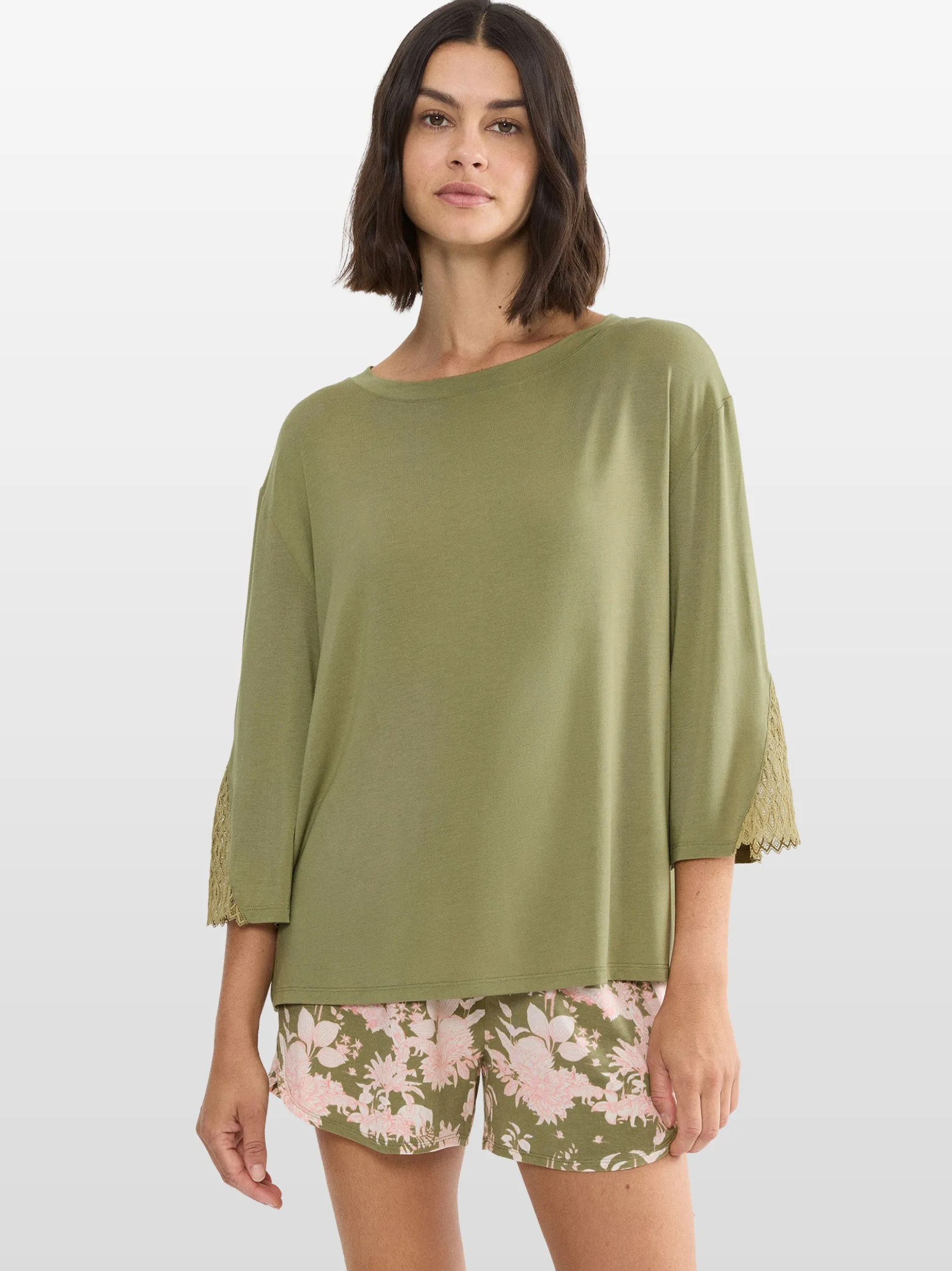 Triumph Damen Langarmshirt in oliv