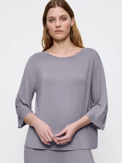 Triumph Damen Langarmshirt in grau