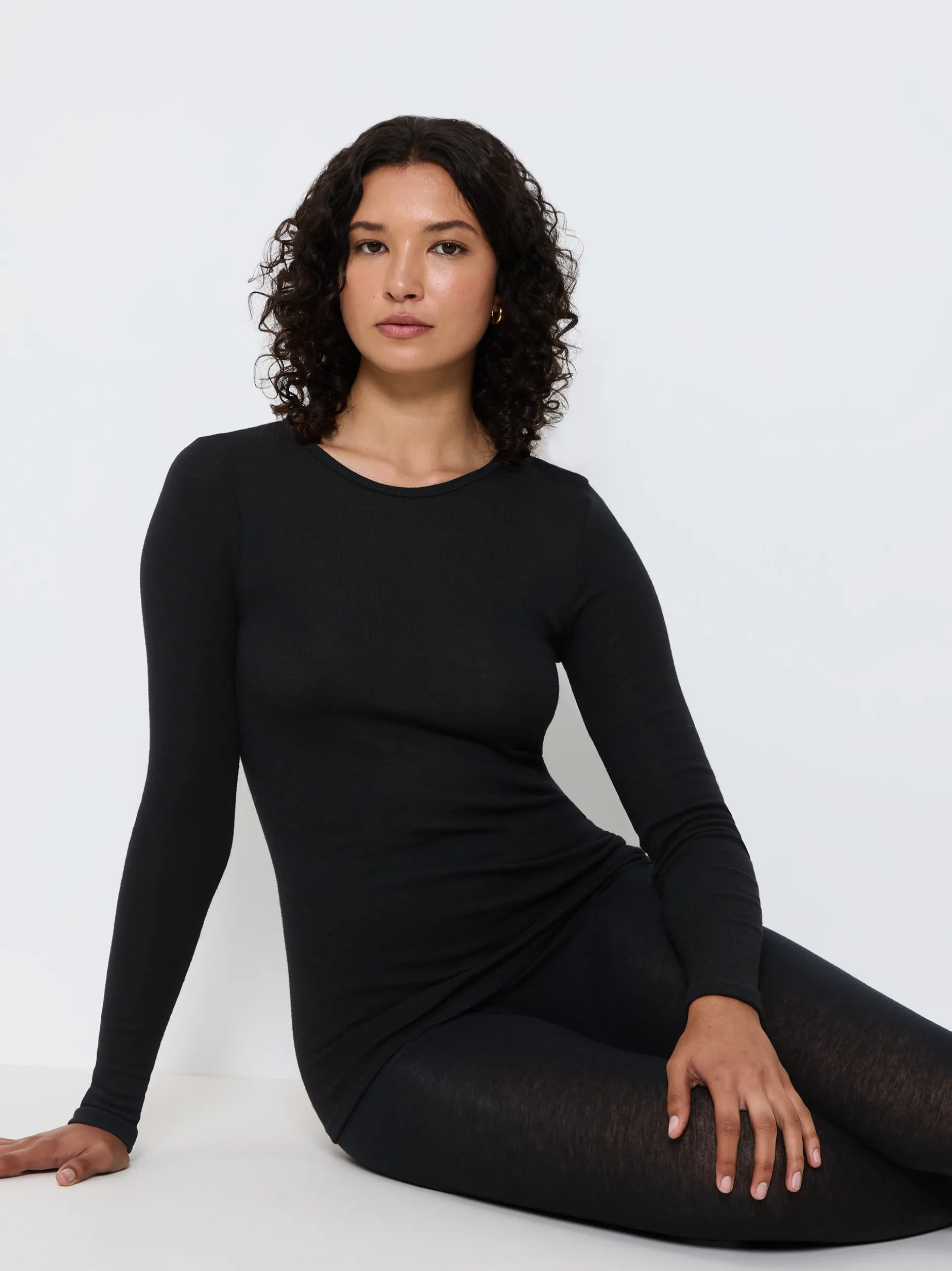 Triumph Damen Longsleeve - Beauty Layers in schwarz