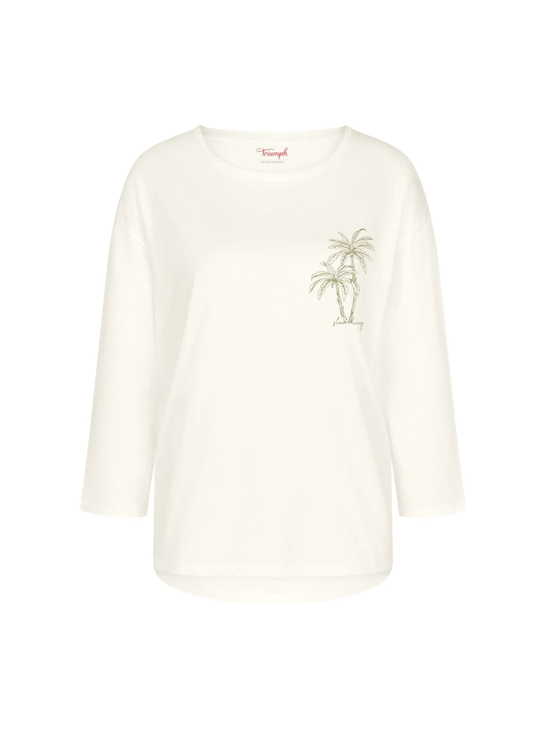 Triumph Damen Longsleeve - Red Label Mix & Match in weiß