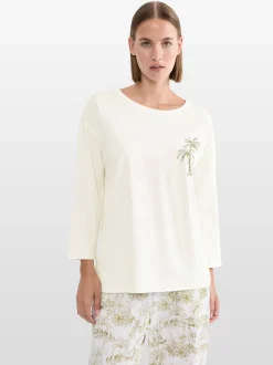 Triumph Damen Longsleeve - Red Label Mix & Match in weiß