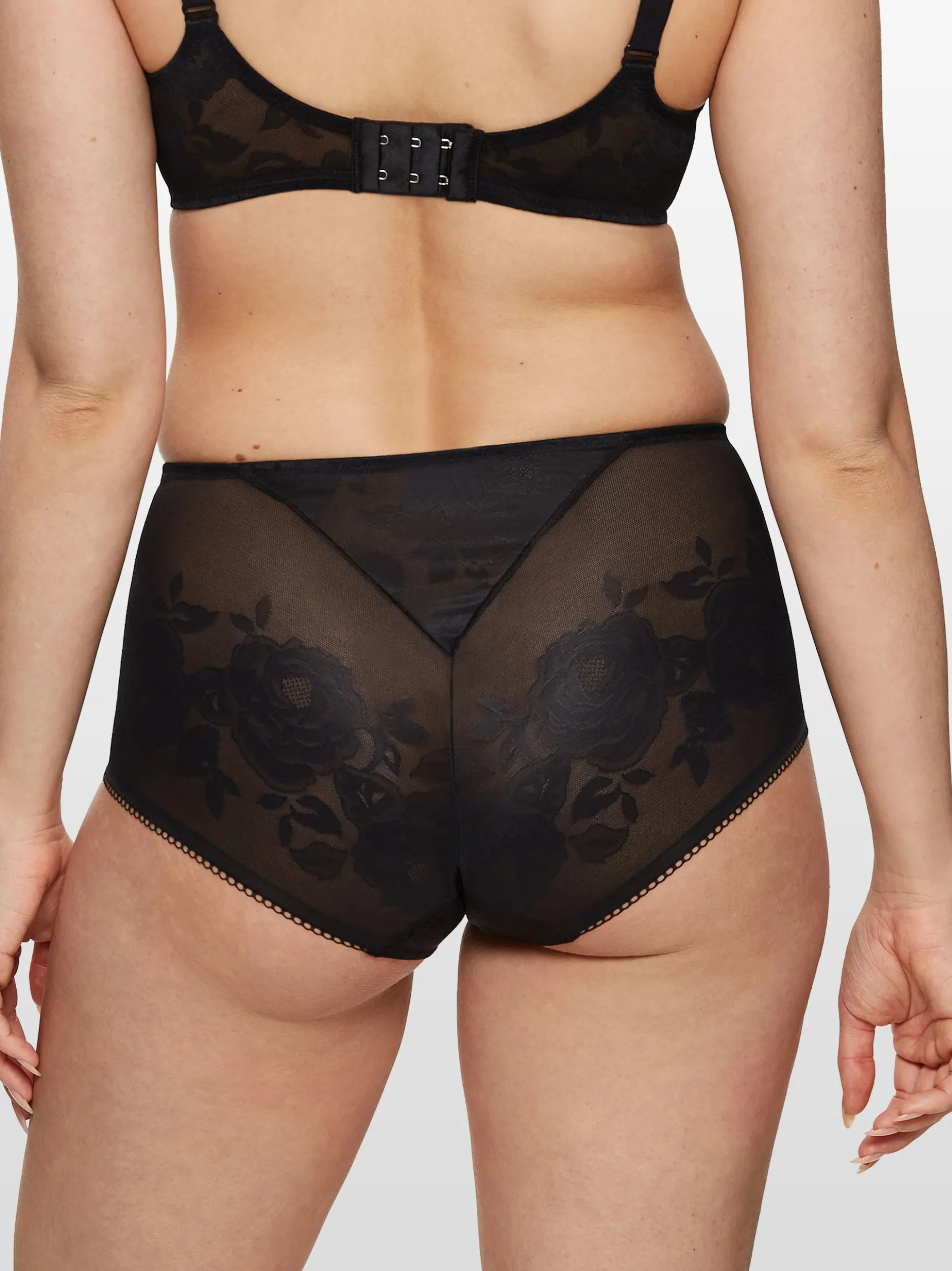 Triumph Damen Maxislip - Red Label Wild Rose Sensation in schwarz