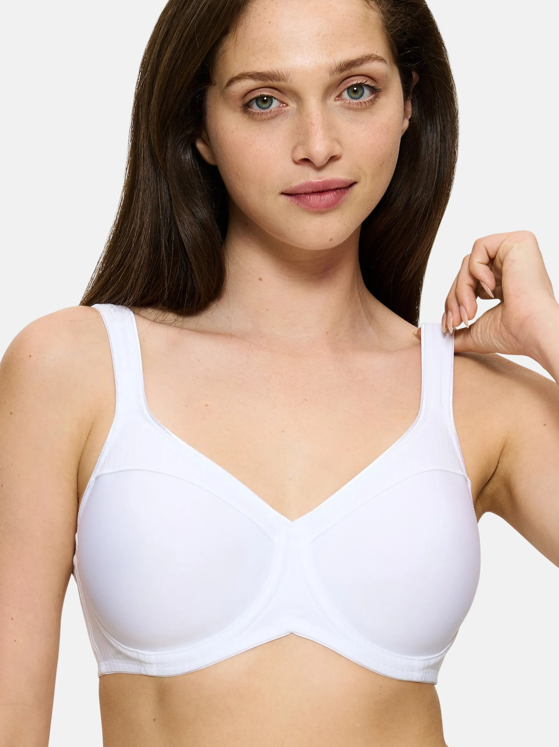 Triumph Damen Minimizer-BH - Modern Soft & Cotton in weiß