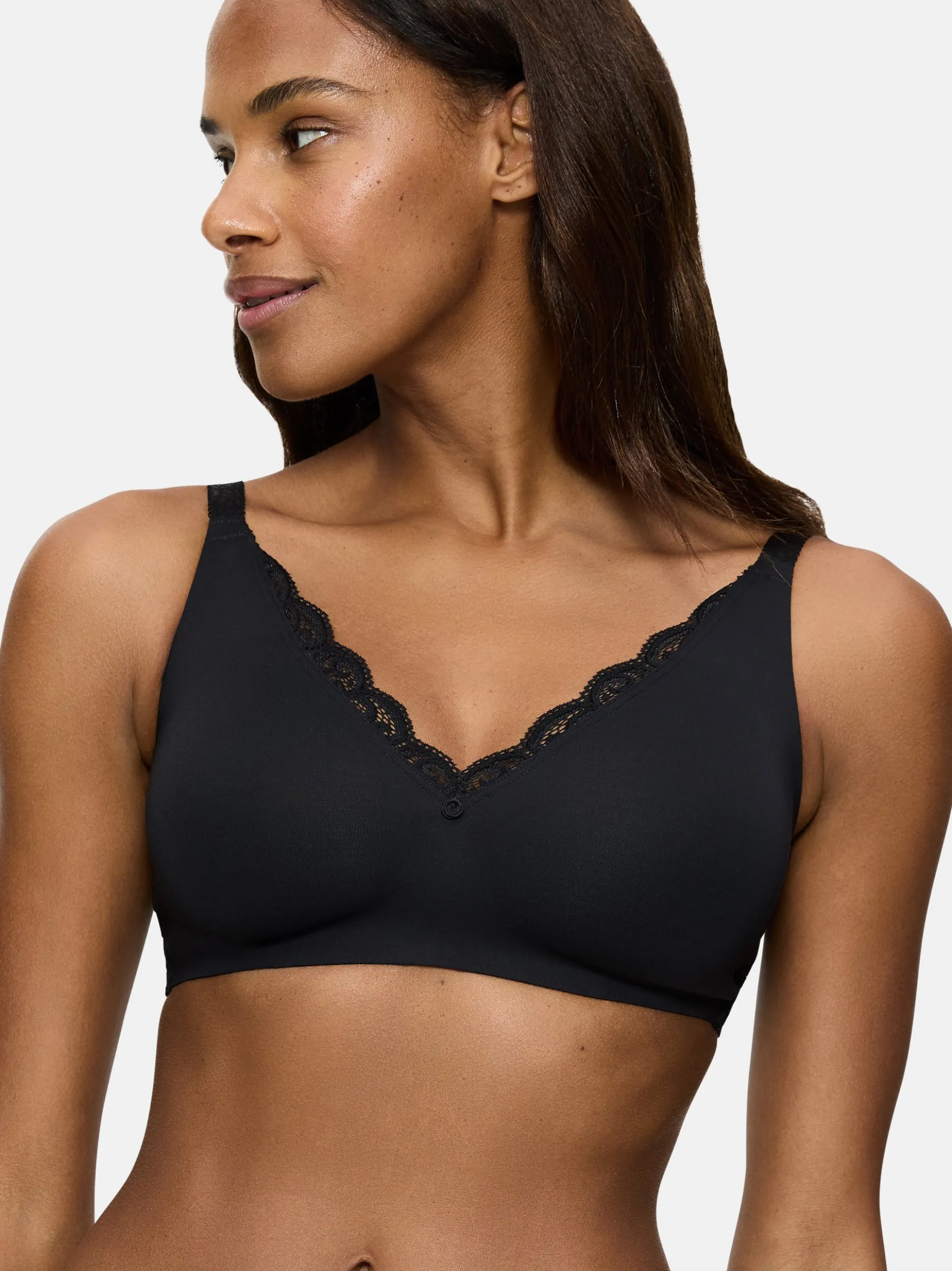 Triumph Damen Minimizer-BH ohne Bügel - Amourette in schwarz