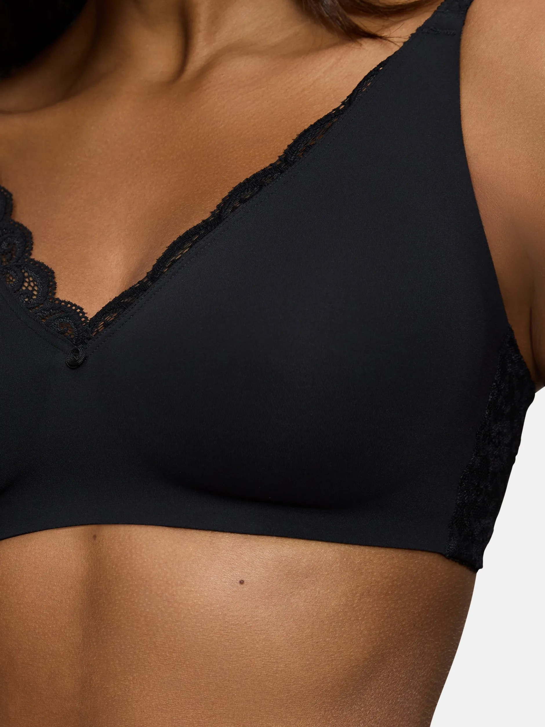 Triumph Damen Minimizer-BH ohne Bügel - Amourette in schwarz