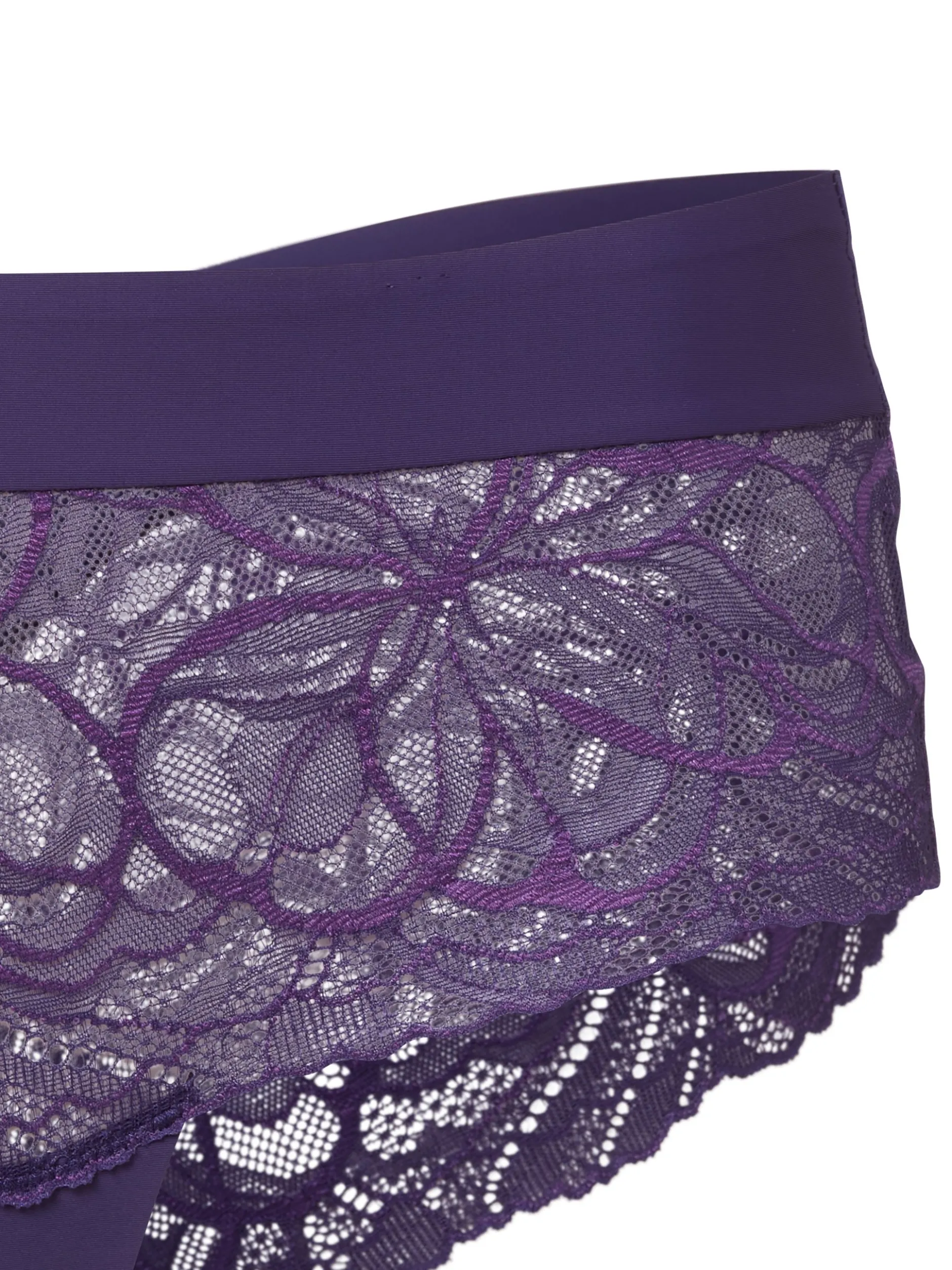 Triumph Damen Pantie - Body Make-Up Illusion Lace Shorty in lila