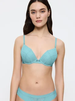 Triumph Damen Push-up-BH - Aura Spotlight in hellblau