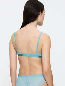Triumph Damen Push-up-BH - Aura Spotlight in hellblau