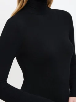 Triumph Damen Rollkragenshirt - Beauty Layers Top in schwarz