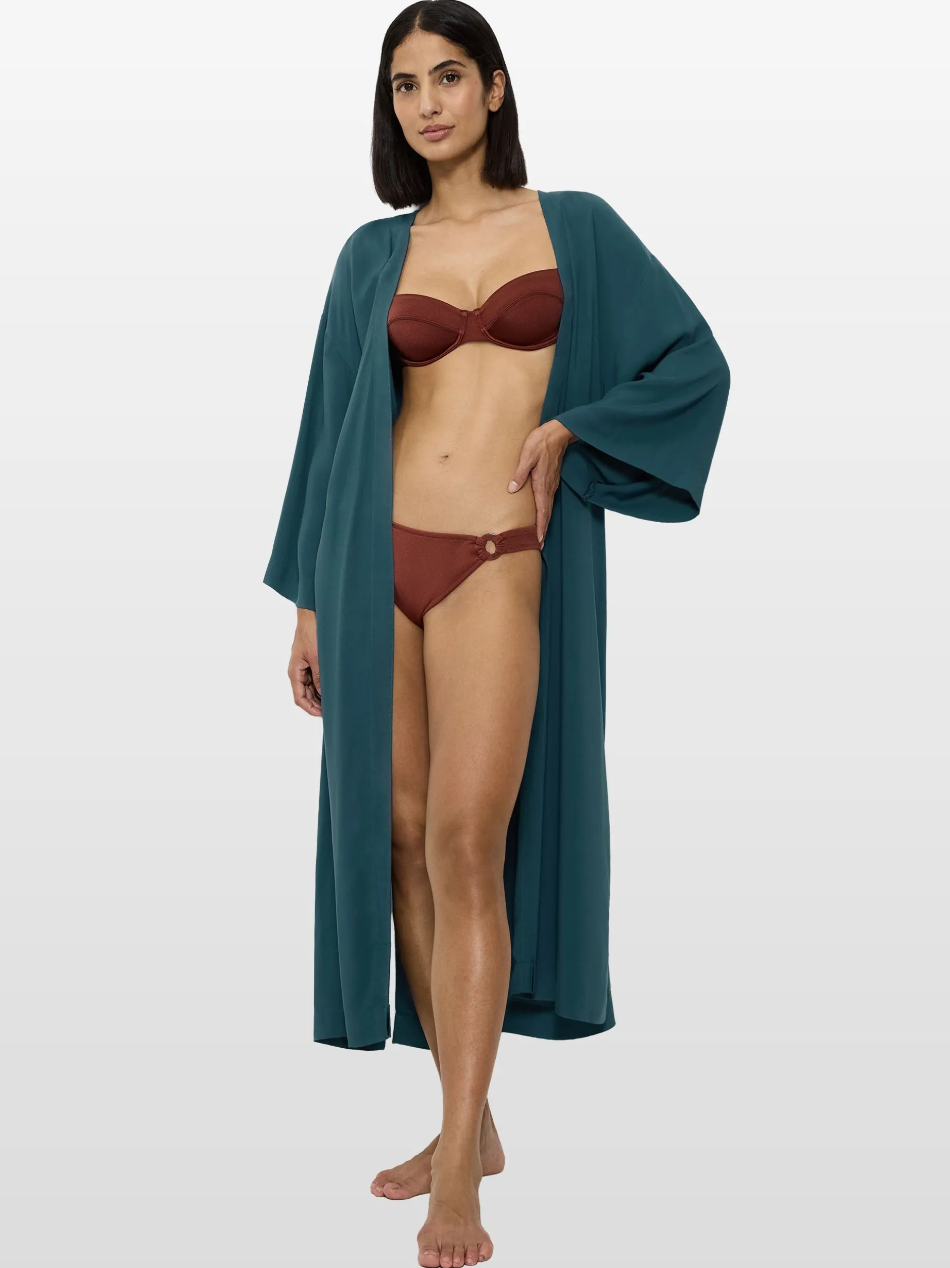 Triumph Damen Strandkleid - Beach MyWear Tunic Robe in marine