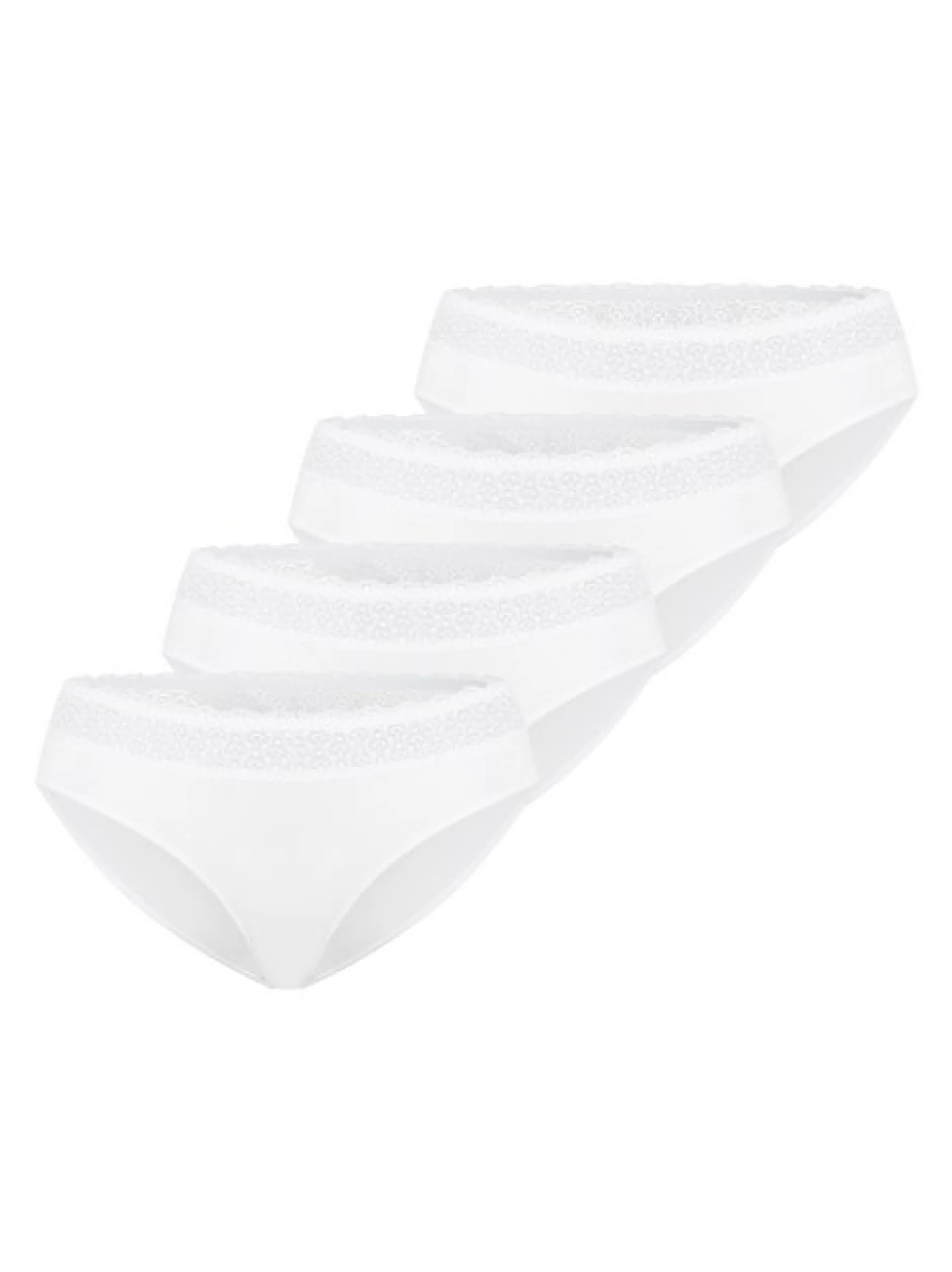 Triumph Damen Tai Slip - 4er Pack Feel of Modal in weiß