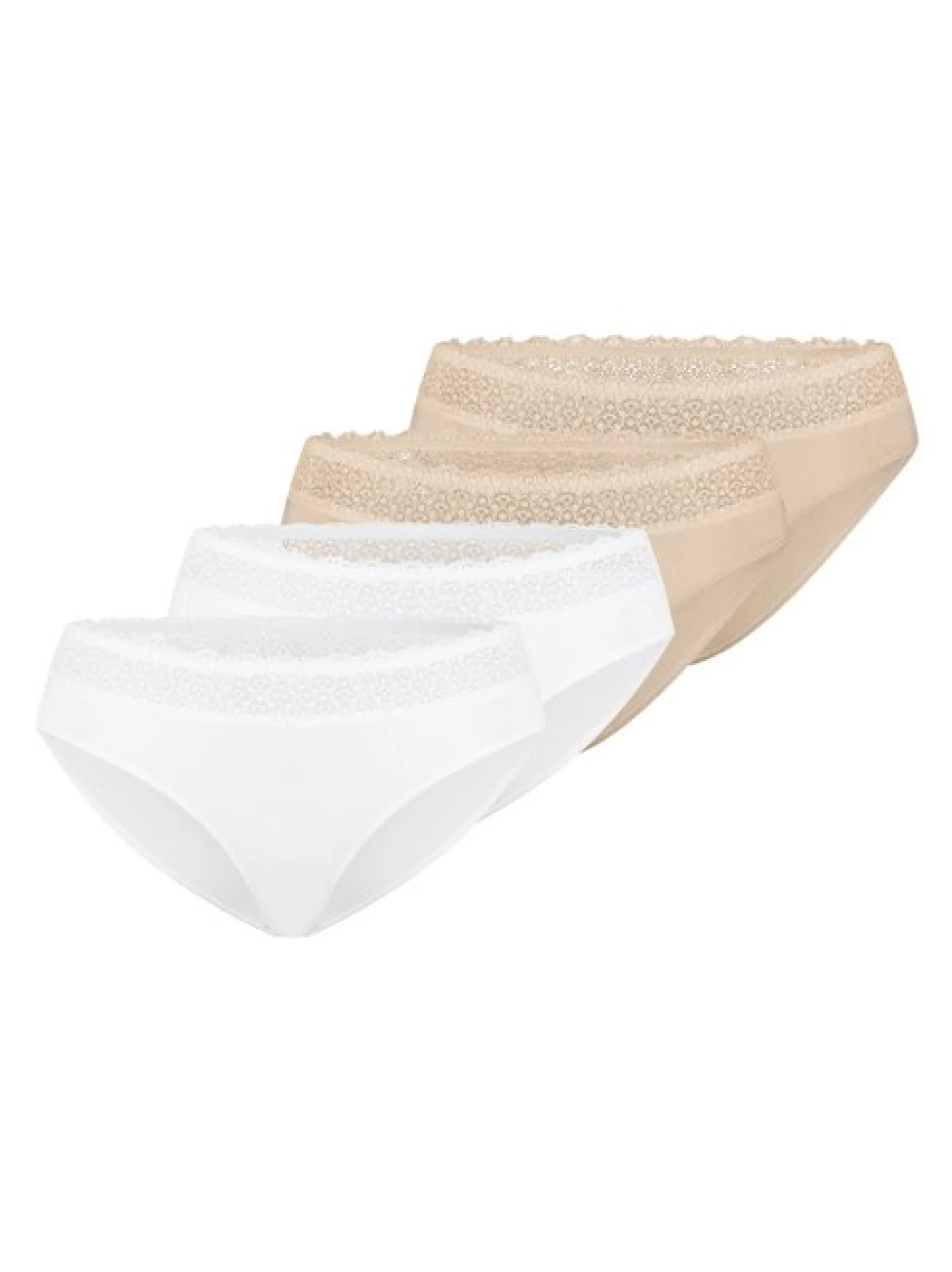 Triumph Damen Tai Slip - 4er Pack Feel of Modal in beige