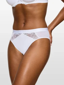 Triumph Damen Tai-Slip - Florale Wild Azalea Florale in weiß
