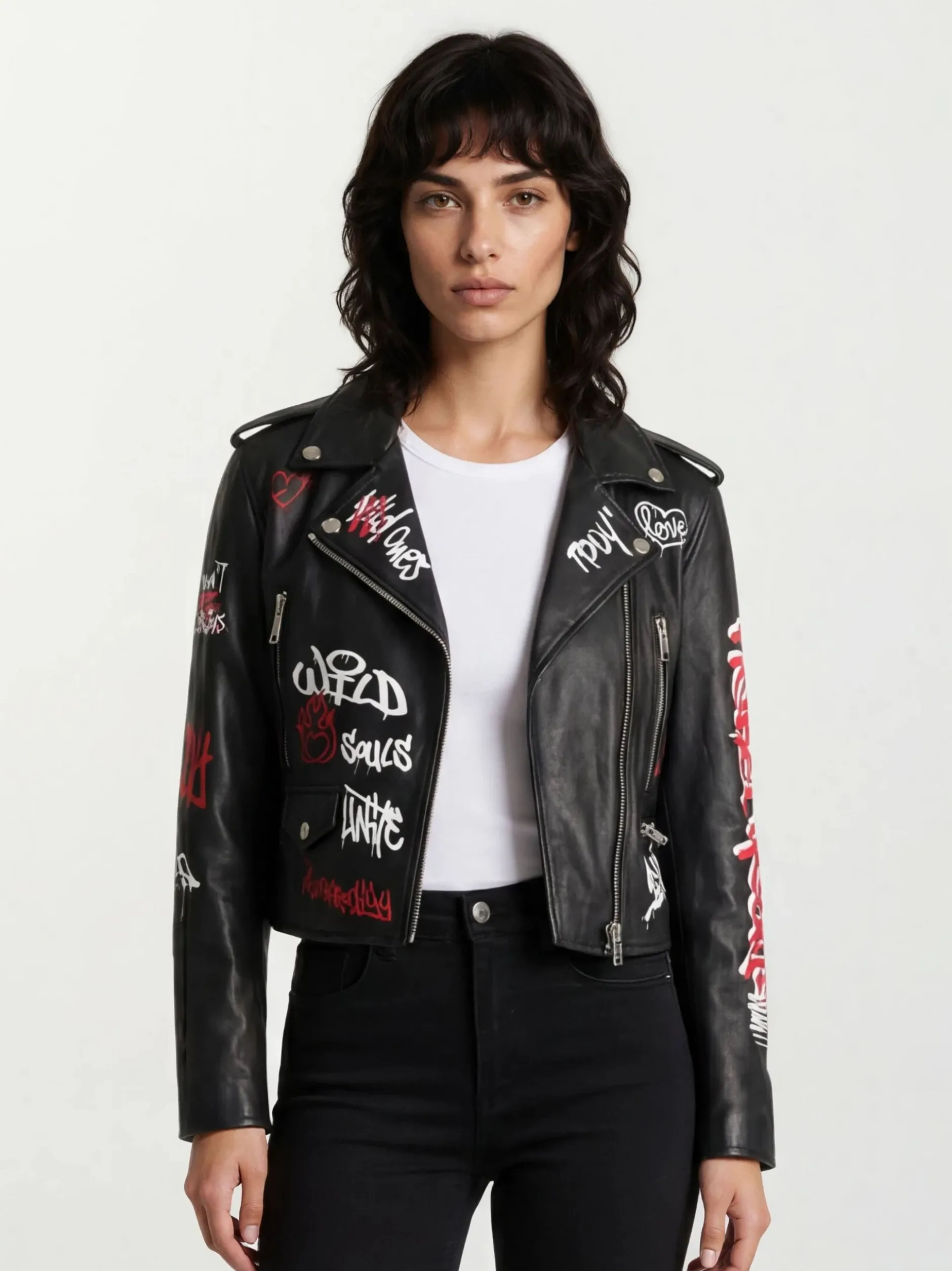 Trueprodigy Damen Lederjacke - Noka in schwarz