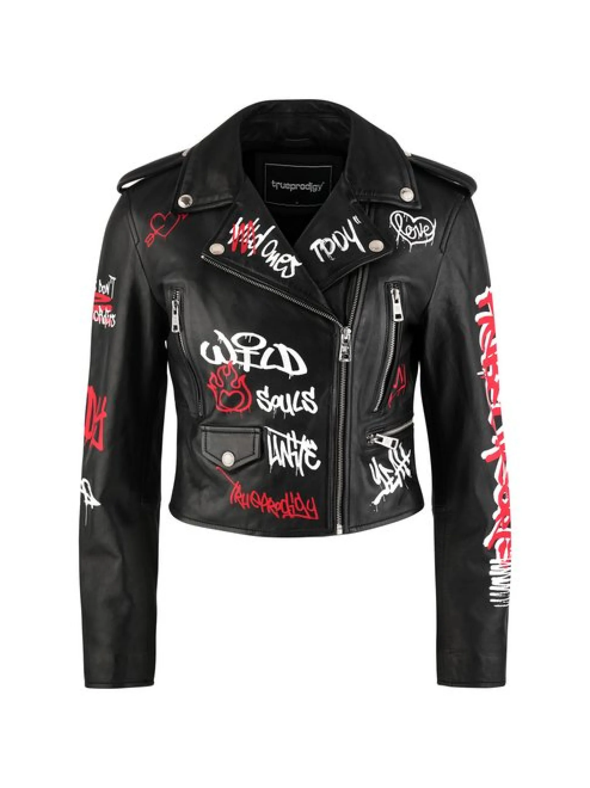 Trueprodigy Damen Lederjacke - Noka in schwarz