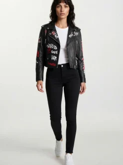 Trueprodigy Damen Lederjacke - Noka in schwarz