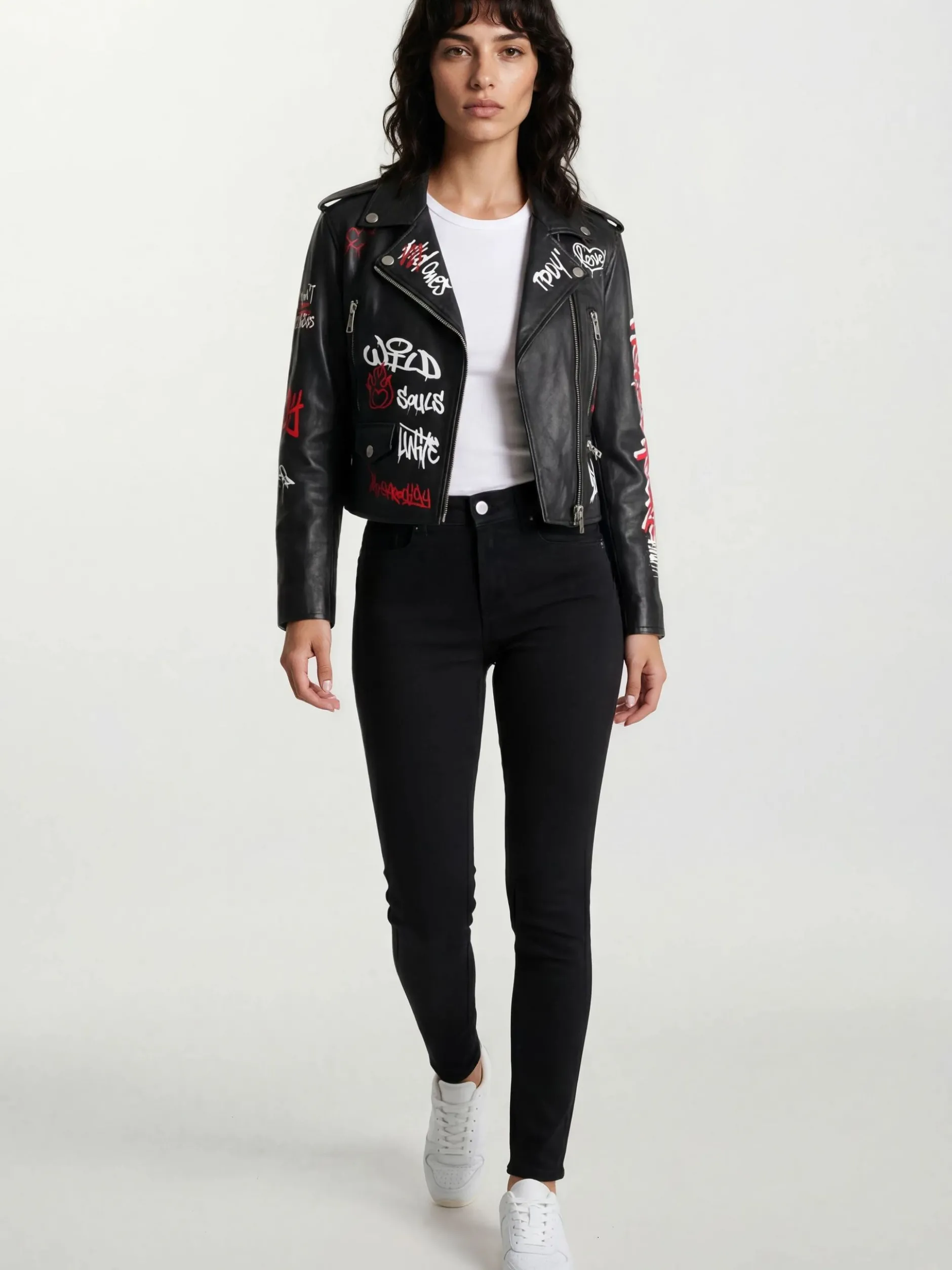 Trueprodigy Damen Lederjacke - Noka in schwarz