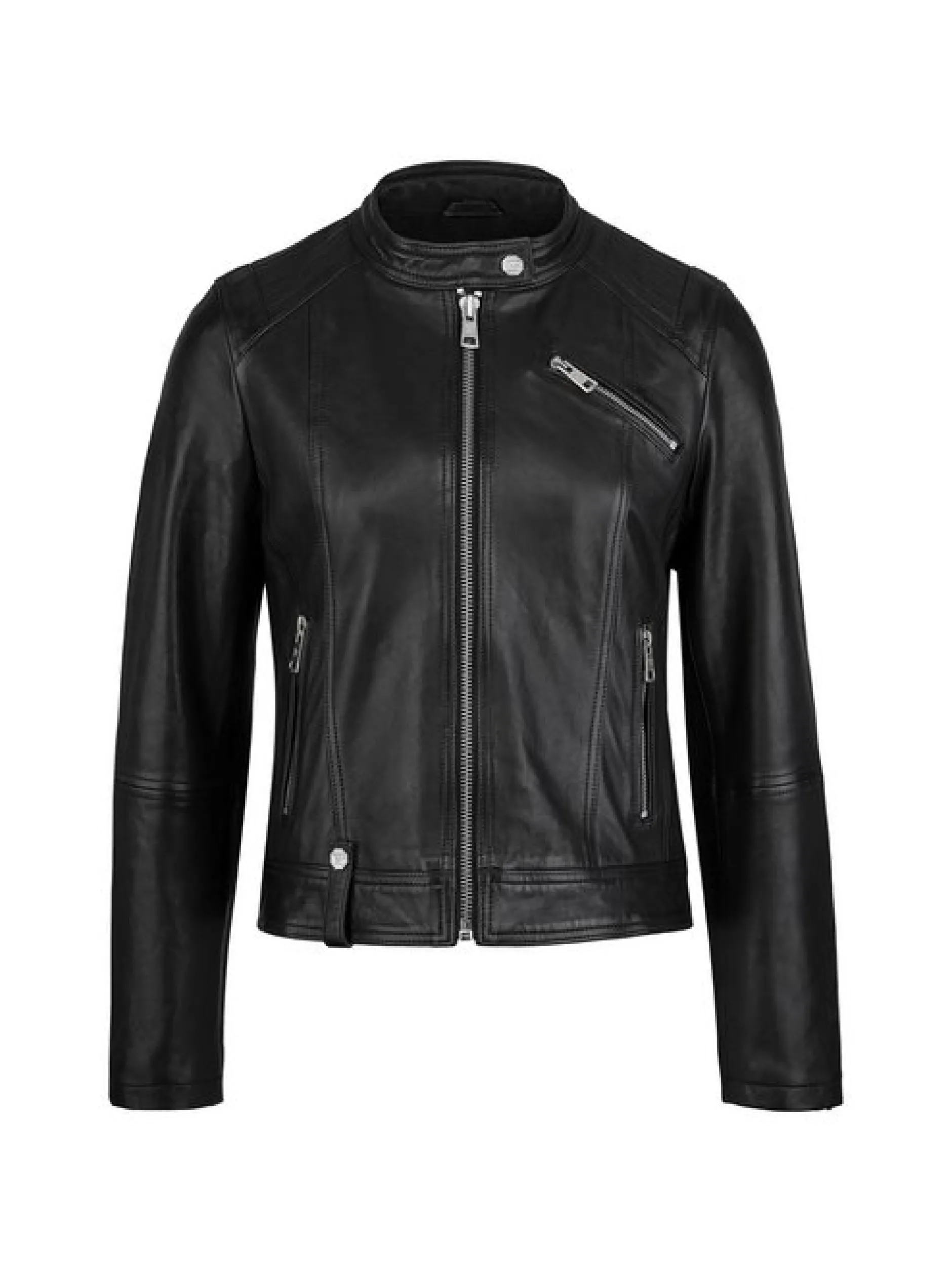 Trueprodigy Damen Lederjacke - Teona in schwarz