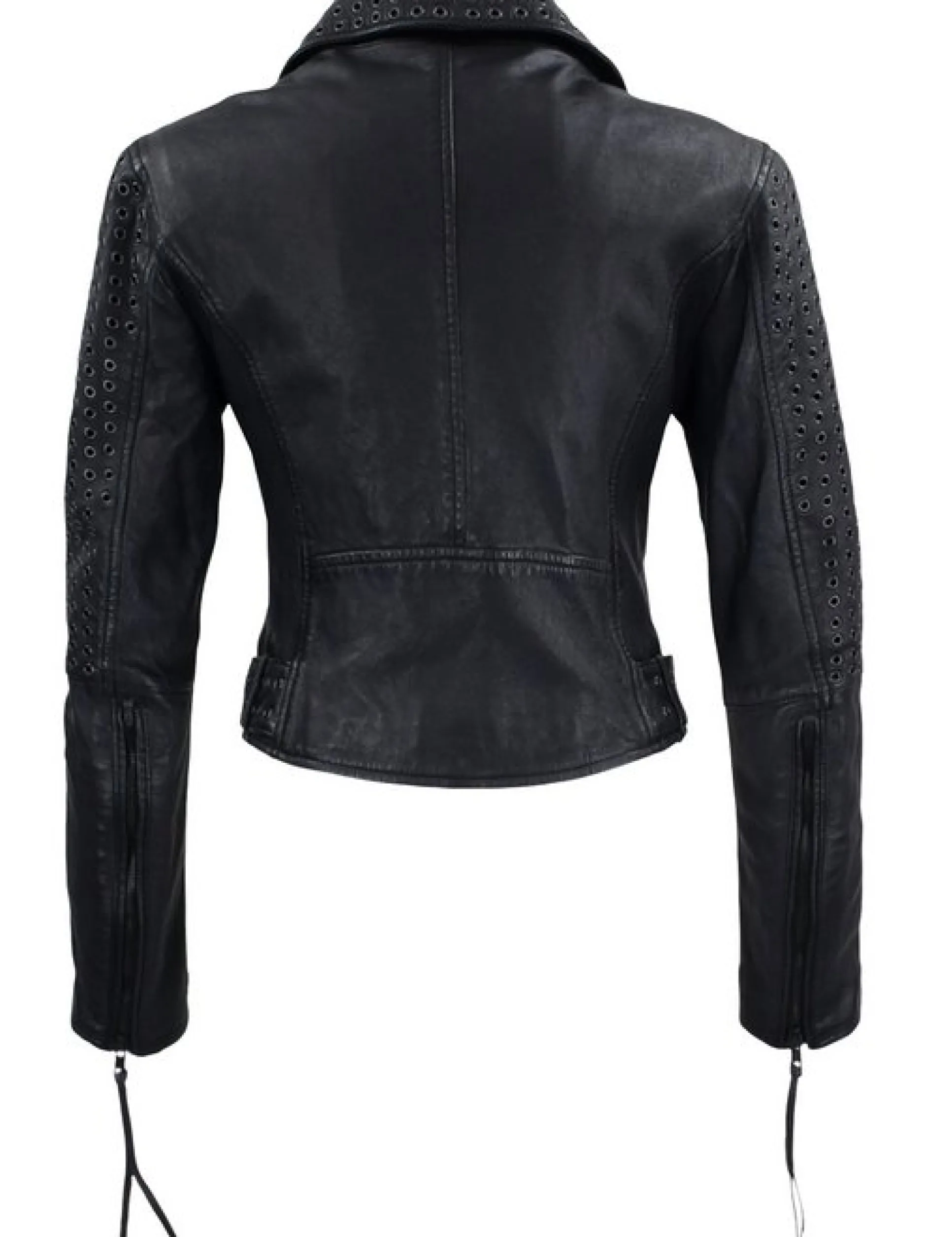 Trueprodigy Damen Lederjacke - Raven in schwarz