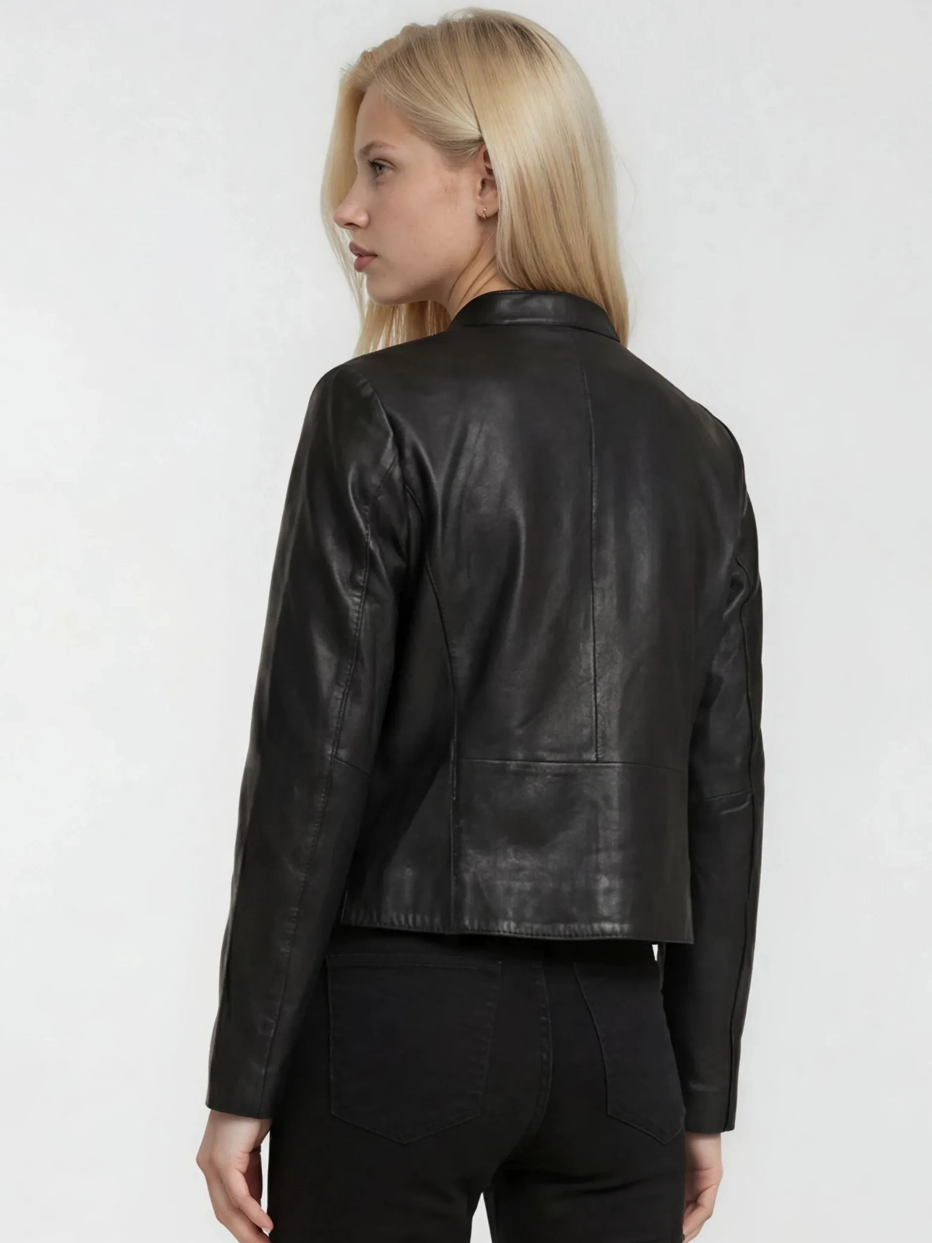 Trueprodigy Damen Lederjacke - Kami in schwarz