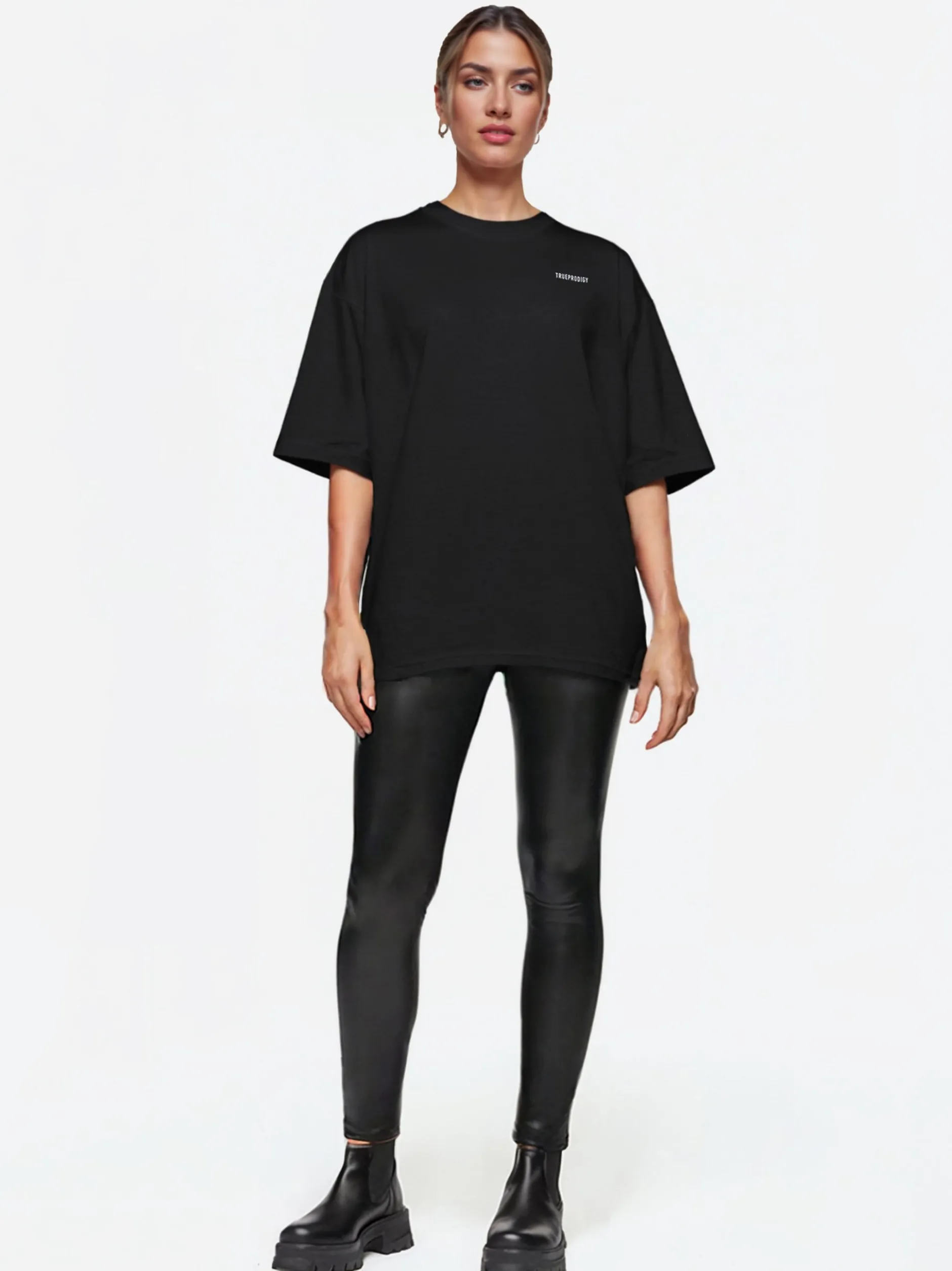 Trueprodigy Damen Oversize-Shirt - Lior F in schwarz