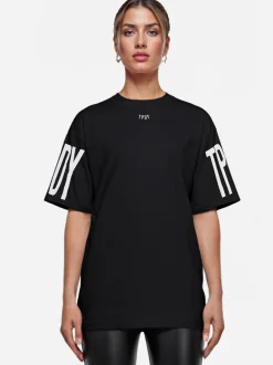 Trueprodigy Damen Oversize-Shirt - Viktor F in schwarz