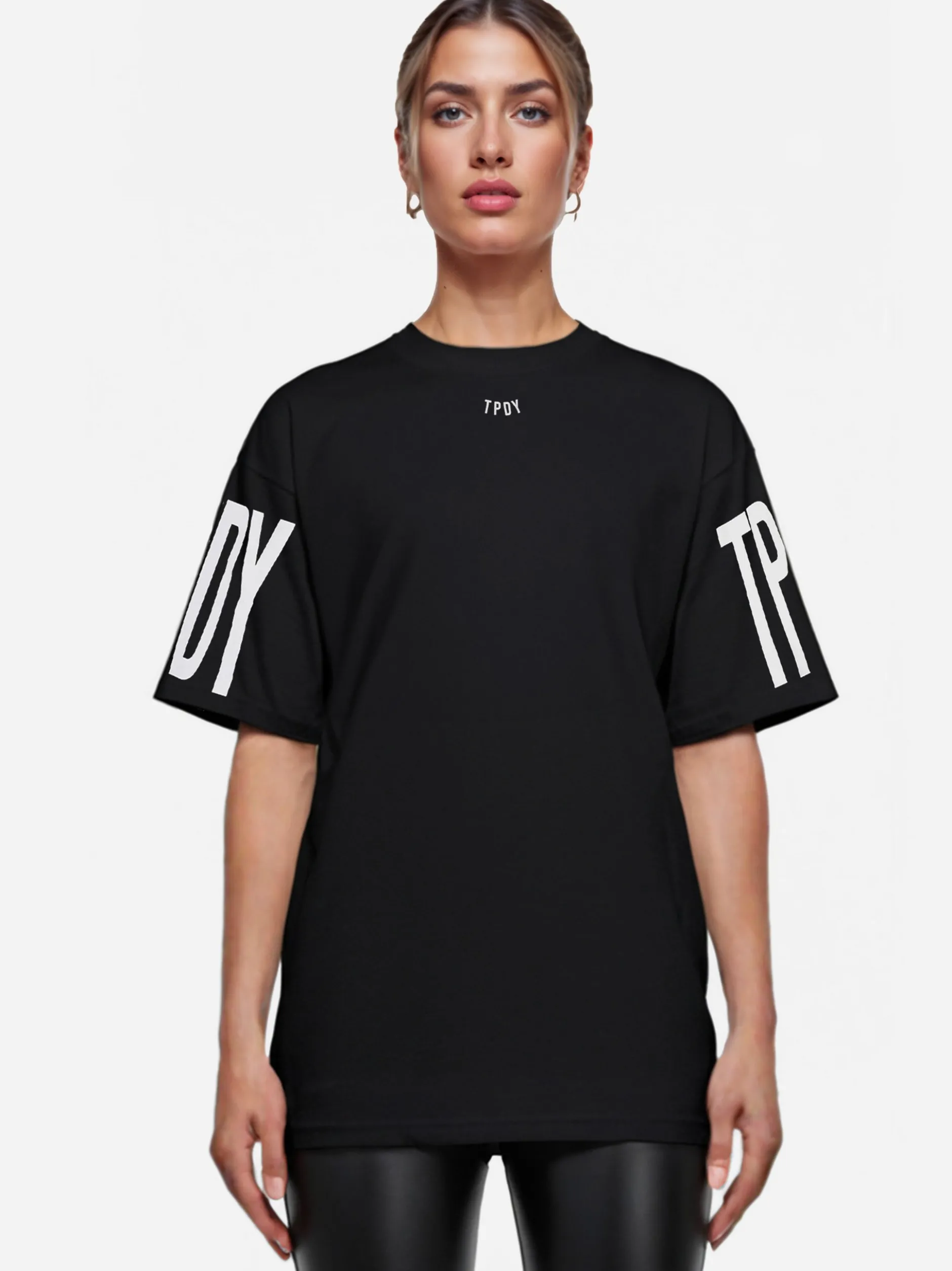 Trueprodigy Damen Oversize-Shirt - Viktor F in schwarz
