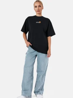 Trueprodigy Damen Oversize-Shirt - Juniper F in schwarz