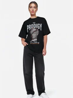 Trueprodigy Damen Oversize-Shirt - Jamie F in schwarz
