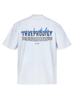 Trueprodigy Damen Oversize-Shirt - Lior F in hellgrau