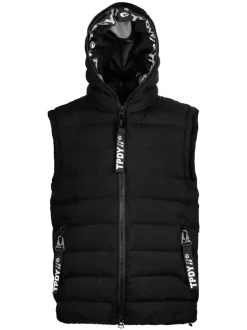 Trueprodigy Damen Steppweste - Matthew F in schwarz