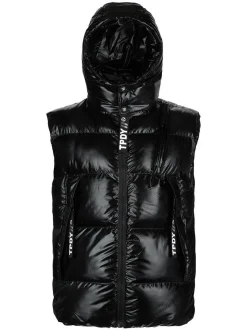 Trueprodigy Damen Steppweste - Darko F in schwarz