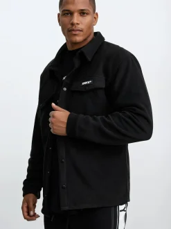 Trueprodigy Herren Freizeithemd - Bill in schwarz